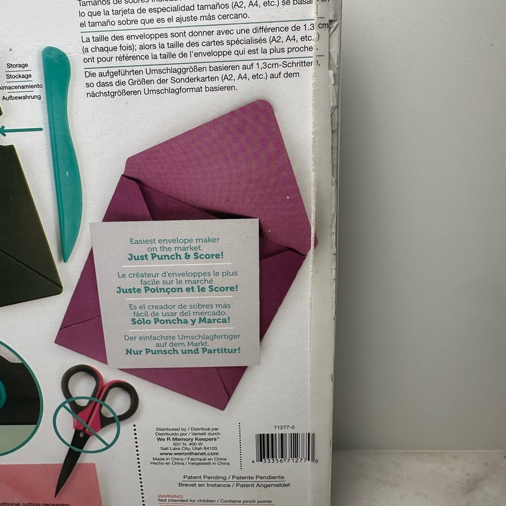 We R Memory Keepers Envelope Punch Board - Picture 7 of 11